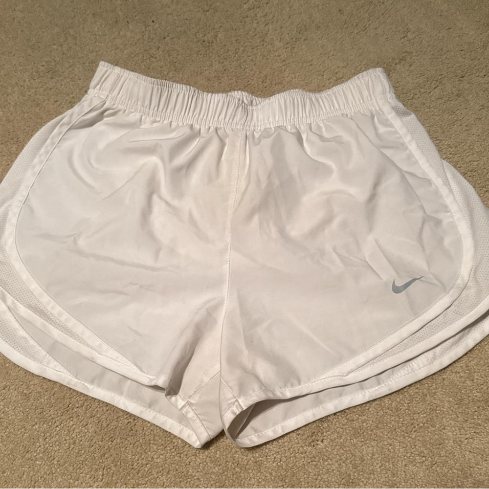 Nike Women's White Athletic Shorts